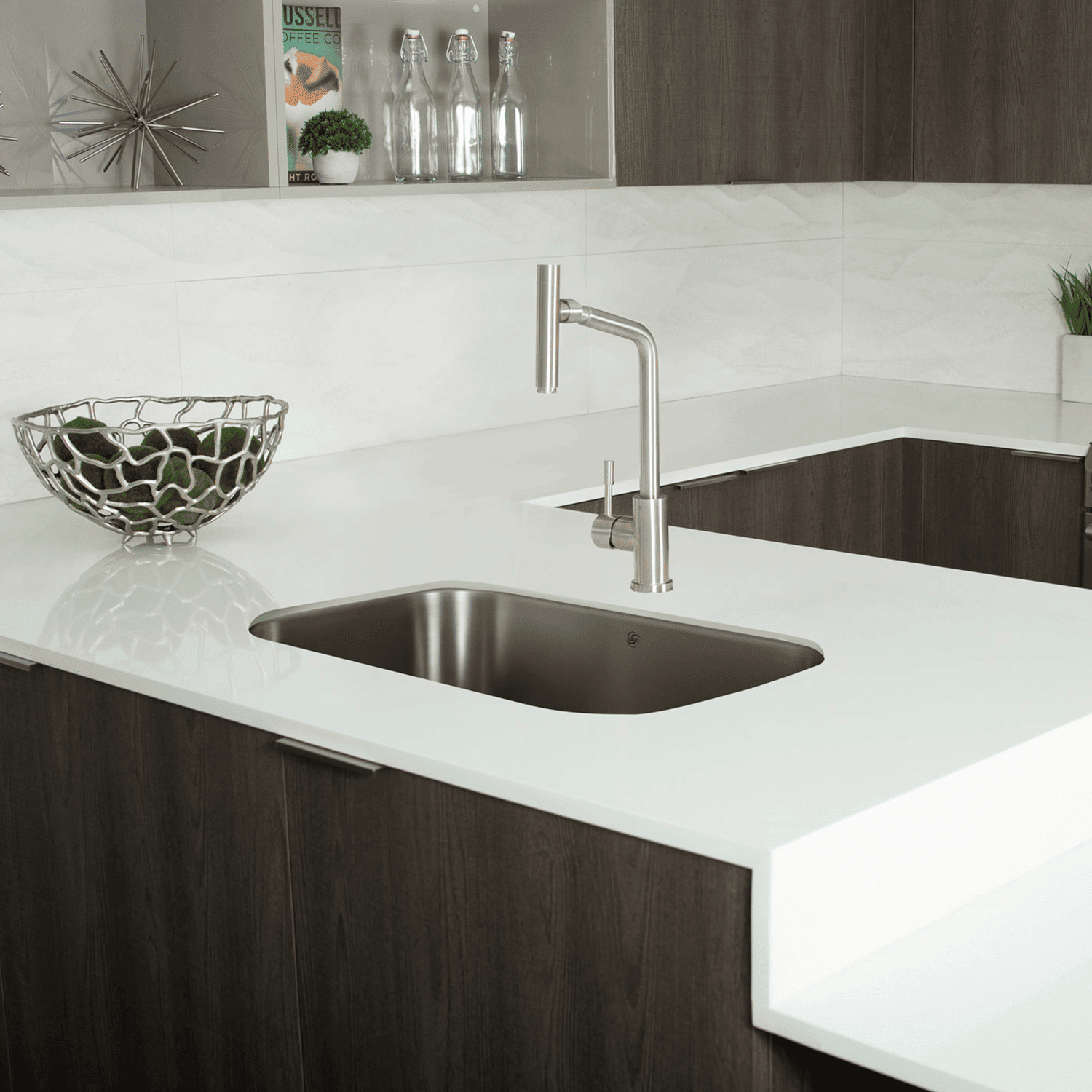 DAX Stainless steel kitchen sink - Single bowl - 18 gauges - 304 SS
