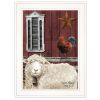 "Good Morning" by Billy Jacobs, Ready to Hang Framed Print, White Frame