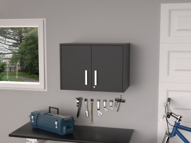Penny Storage Cabinet, Wall Cabinet Double Door, Three Internal Shelves