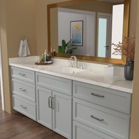 20.63-inch Undermount White Single Bowl Rectangular Vanity Ceramic Bathroom Sink Lavatory Wash Hand Basin with Over Flow Drain