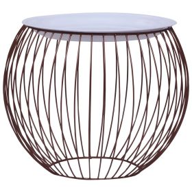 Coffee Table Gold Ø 16.1"