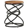 End Table 15.7"x15.7"x20.5" Solid Acacia Wood