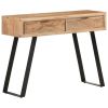 Console Table 39.4"x13.8"x29.9" Solid Acacia Wood with Live Edges
