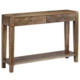 Console Table Solid Mango Wood 46.5"x11.8"x31.5"