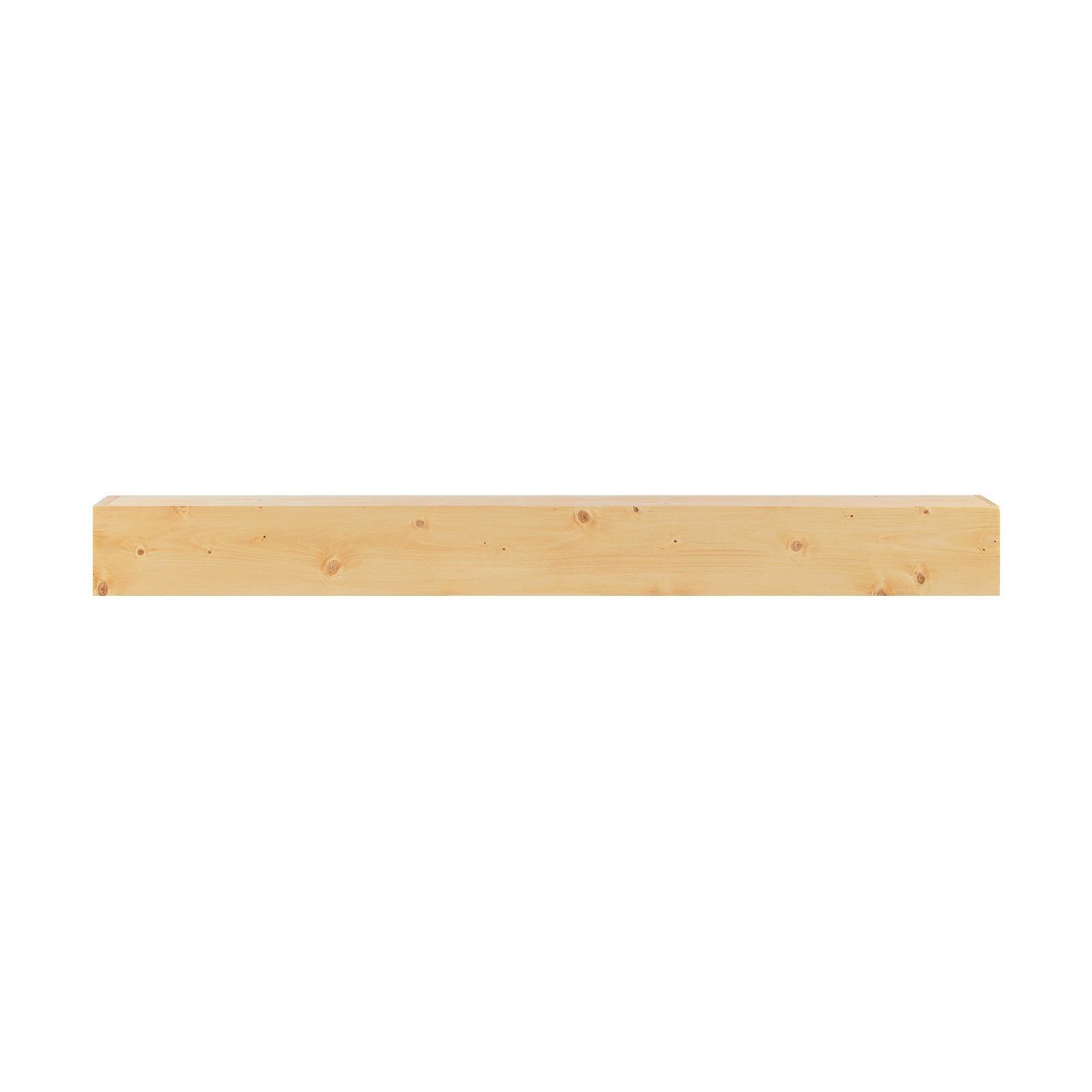 VEVOR Fireplace Mantel Wood Shelf Floating Rustic Fireplace Mantel 60" Natural