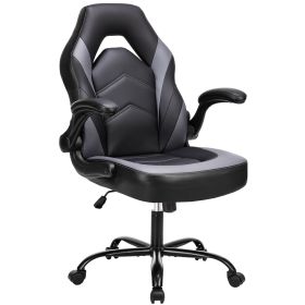 Sweetcrispy Gaming Chair - PU Leather Computer Chair Ergonomic Office Chair with Lumbar Support