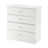 Modern Simple 4-Drawer Dresser White