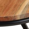 End Table 15.7"x15.7"x20.5" Solid Acacia Wood