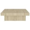 Coffee Table Sonoma Oak 35.4"x35.4"x11" Engineered Wood