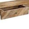 Console Table Solid Mango Wood 46.5"x11.8"x31.5"