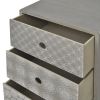 Side Cabinet 5 Drawers Gray