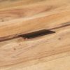 Console Table 39.4"x13.8"x29.9" Solid Acacia Wood with Live Edges