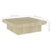 Coffee Table Sonoma Oak 35.4"x35.4"x11" Engineered Wood