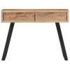 Console Table 39.4"x13.8"x29.9" Solid Acacia Wood with Live Edges