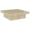 Coffee Table Sonoma Oak 35.4"x35.4"x11" Engineered Wood