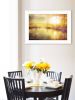 "Yellow Sunset" by Bluebird Barn, Ready to Hang Framed Print, White Frame