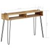 Console Table Solid Mango Wood 45.3"x13.8"x29.9"