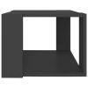 Coffee Table Gray 16"x16"x12" Engineered Wood