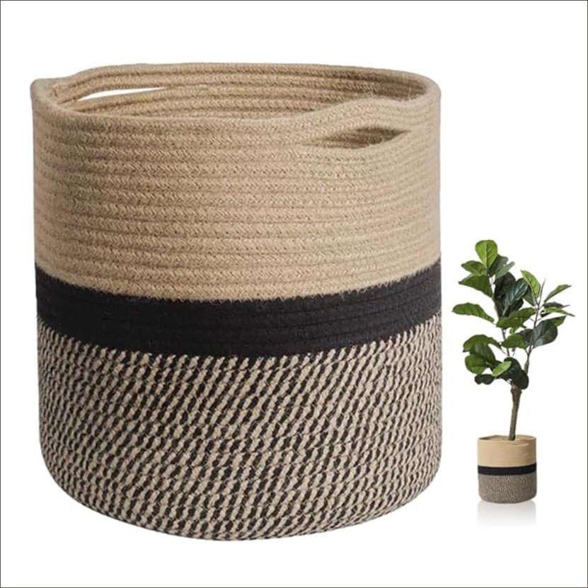 Cotton Rope Storage Basket (Option: Big)