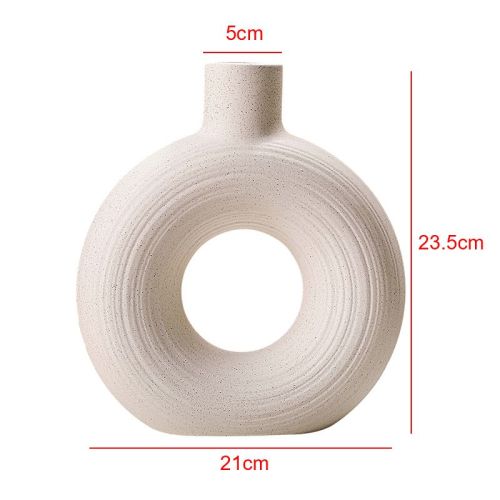 2Pcs Nordic Ceramic Vase Snuggle Set White Matte Creative Vase INS Flower Pot Living Room Home Offical Desktop Decor Accessories 2Pcs Nordic Ceramic Vase Snuggle Set White Matte Creative Vase INS Flower Pot Living Room Home Offical Desktop Decor Accessories