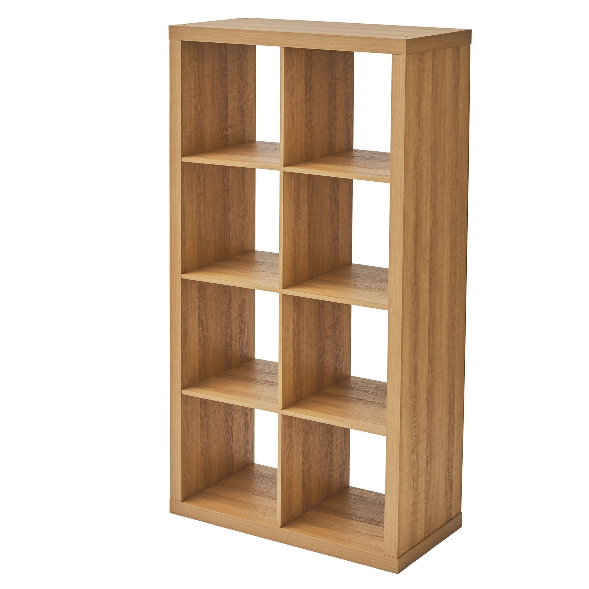 8-Cube Storage Organizer (Color: Light Honey)