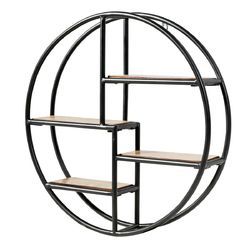 Hanging Storage Shelf Circular Wall-Mounted 4-Tier Rack (SKU: HW63372)
