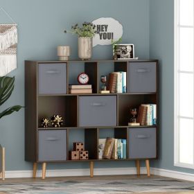 Bookshelf, Brown (Color: as picture)