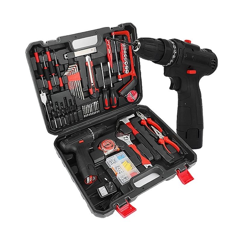Home Tool Kit with Case for Household Daily Maintenance (Type: Style A, Color: As pic show)