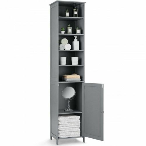 72'' Free Standing Tall Floor Bathroom Storage Cabinet 72'' Free Standing Tall Floor Bathroom Storage Cabinet