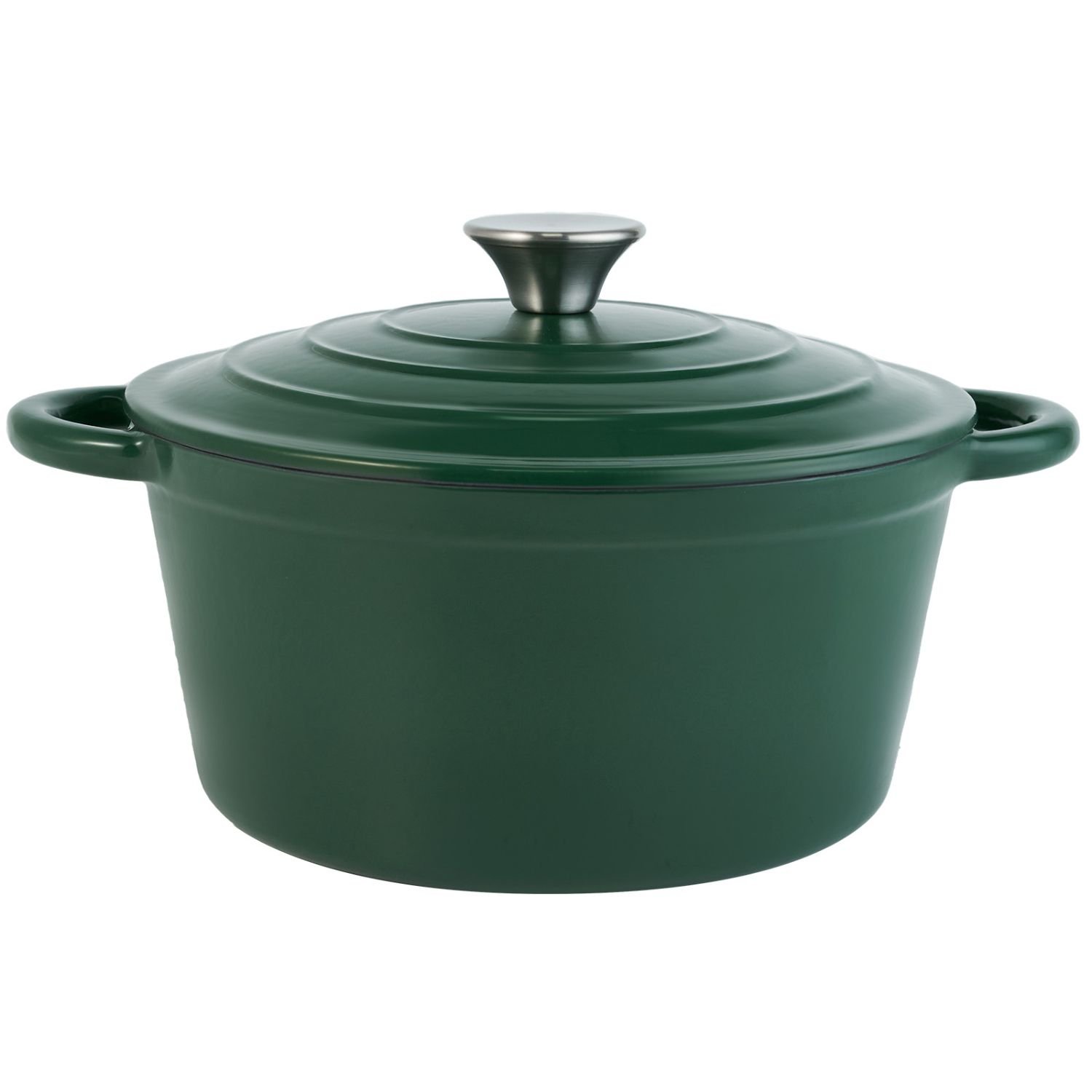Cast iron soup pot 2 Gradient color 24CM (Color: GN,1pcs, size: GN,1pcs)